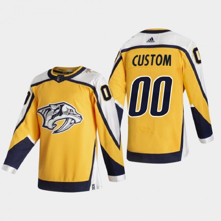 Nashville Predators Custom 2020-21 Reverse Retro Authentic Shirt - Mannen
